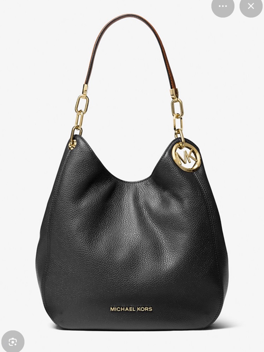 Michael Kors Black Large Lilly Pebble bag